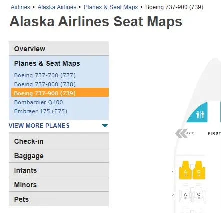 Seat Map - Boeing 737-800 (738)